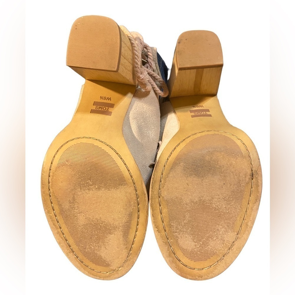 Women's Tom's Elba Blush Suede Tassel Booties - Picture 5 of 6